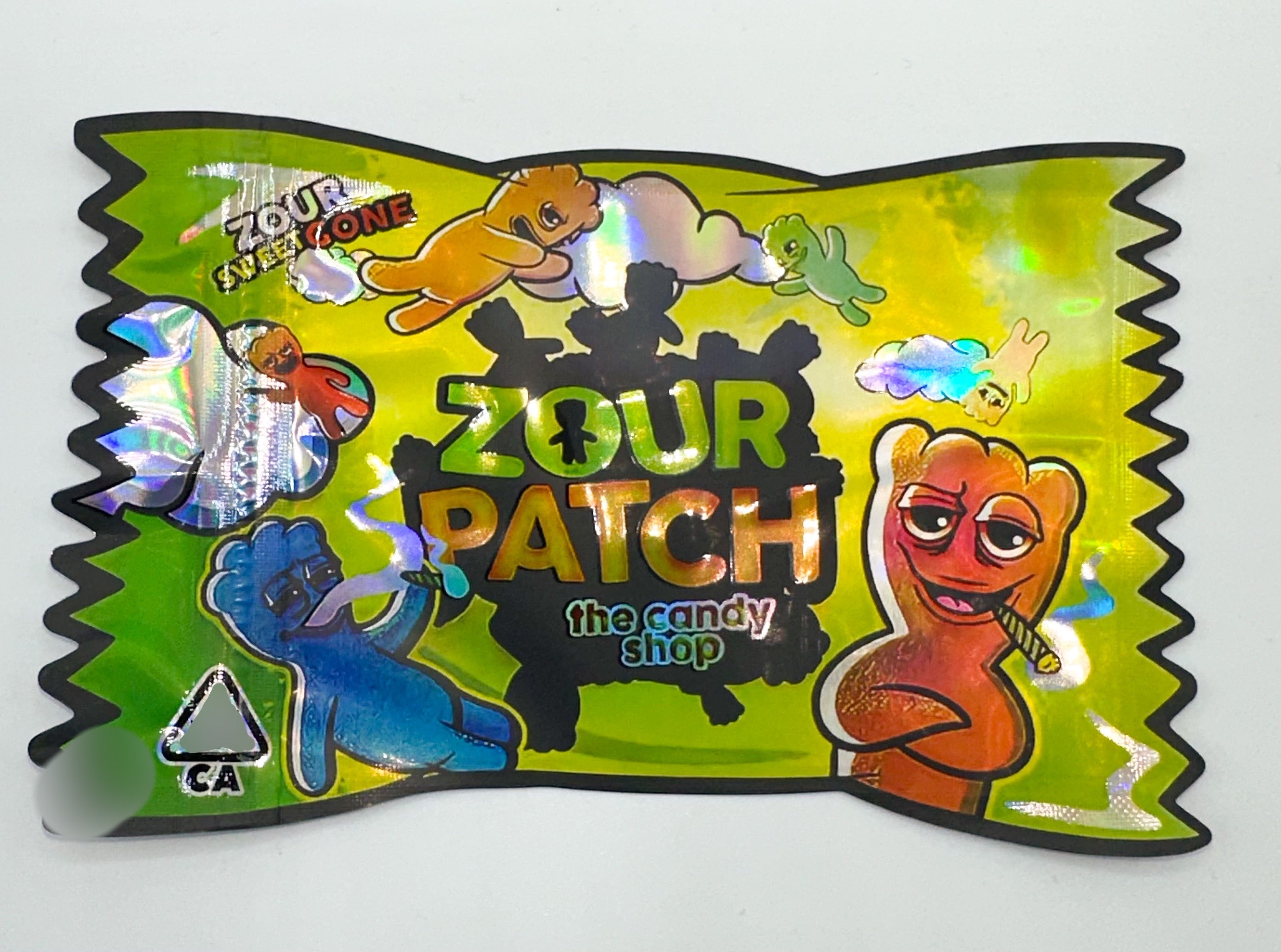 3D Zour Patch 3.5g Mylar Bags