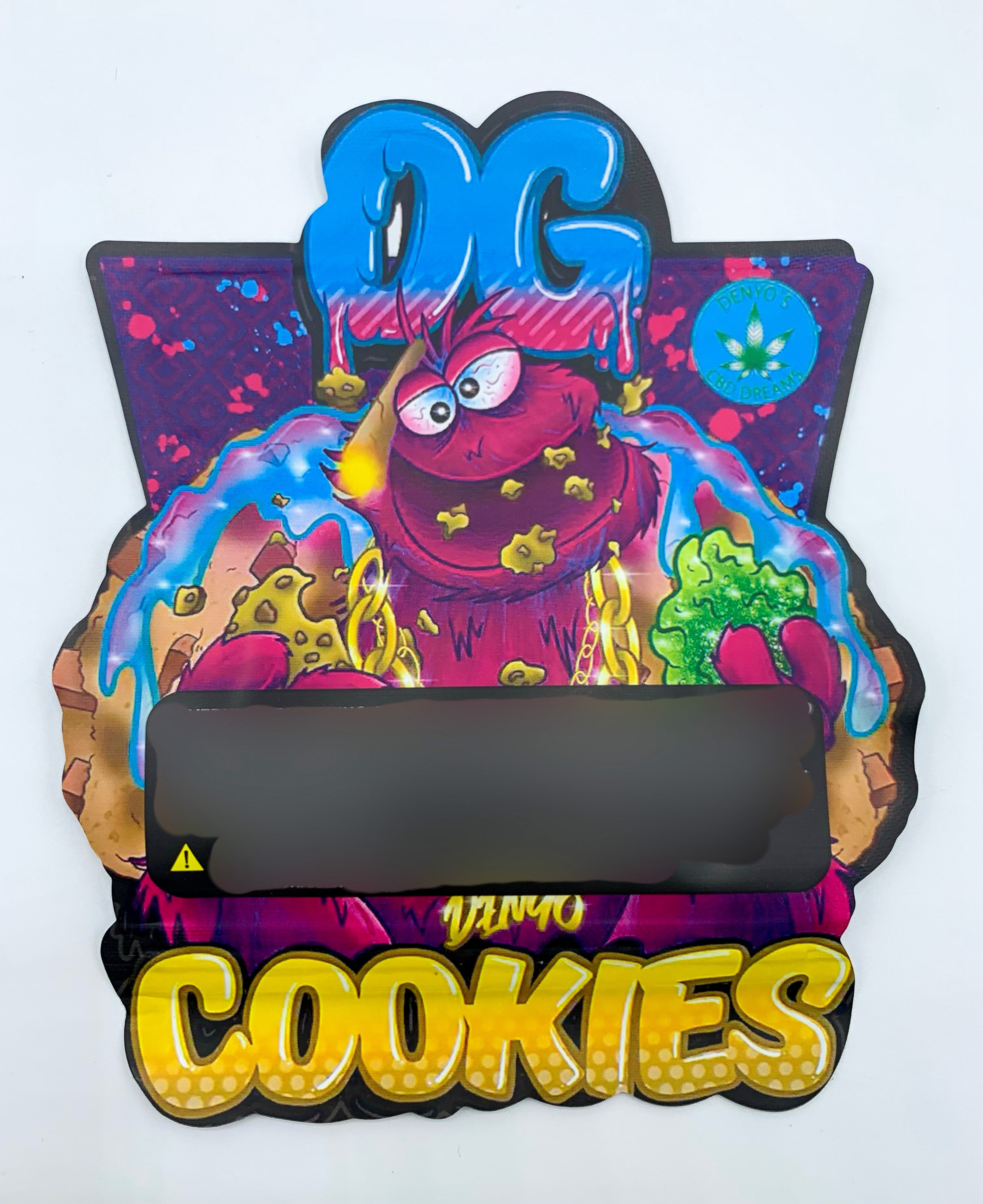 3D Denyo OG Cookies 3.5g Mylar bags