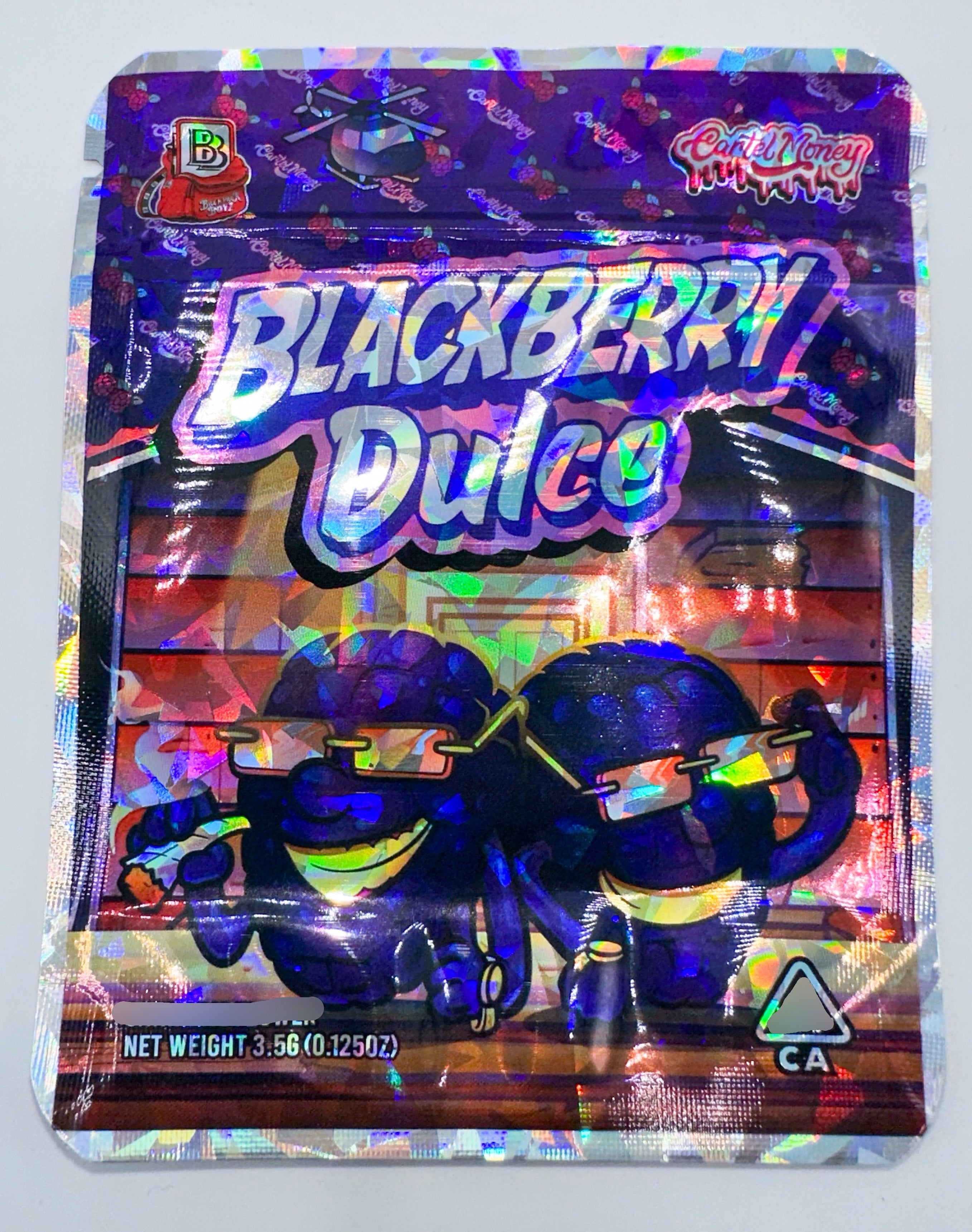 Blackberry Dulce  3.5g Mylar bags
