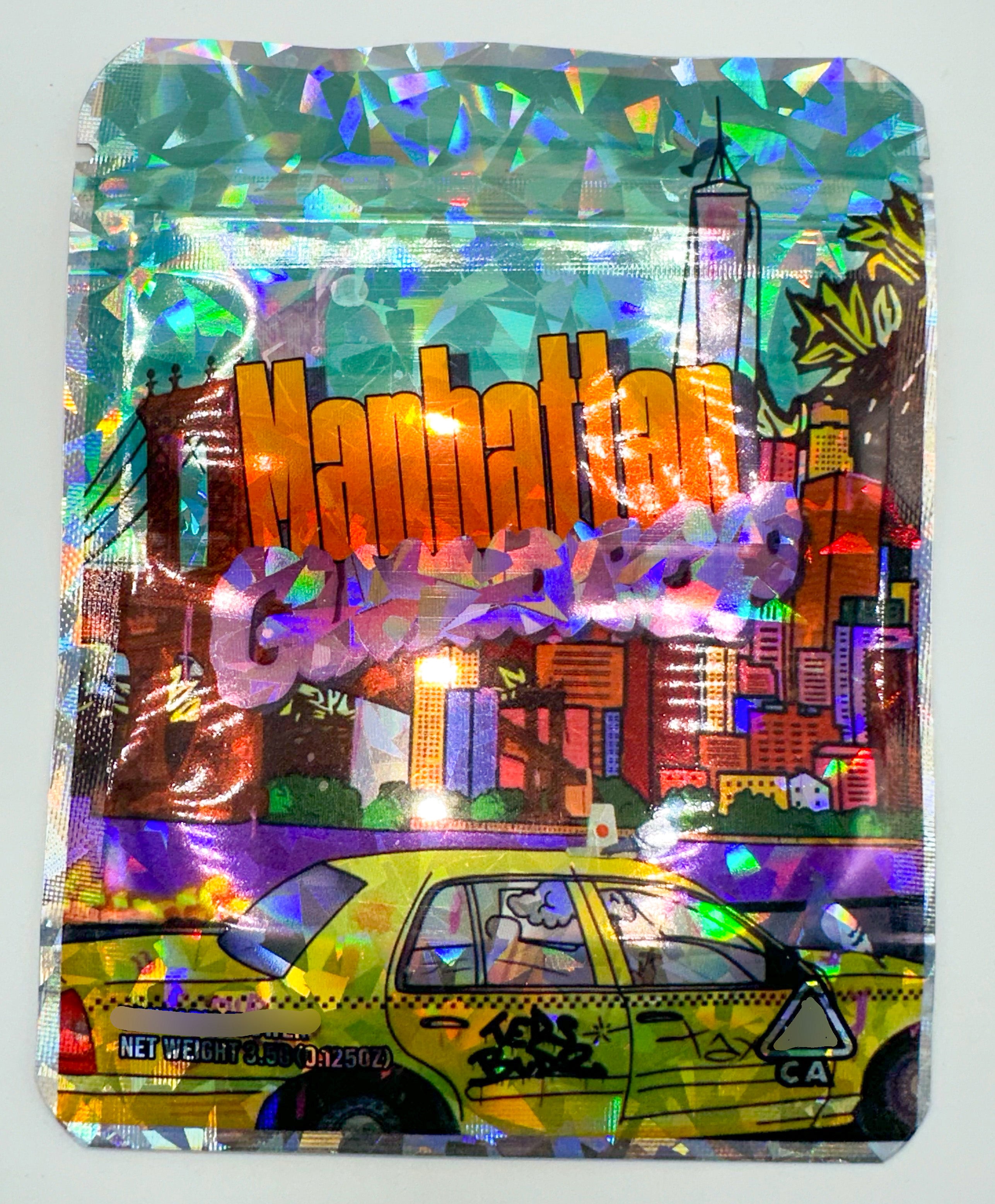 Manhattan Gumdrop 3.5g Mylar bags