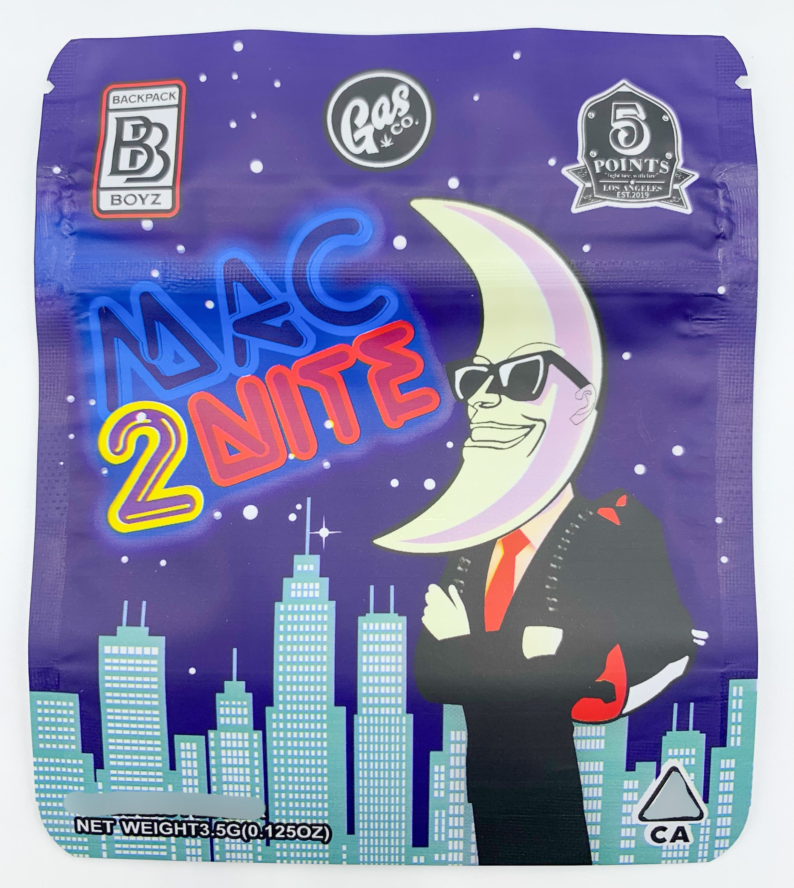 Backpack Boyz Mac 2 Nite 3.5G Mylar bags