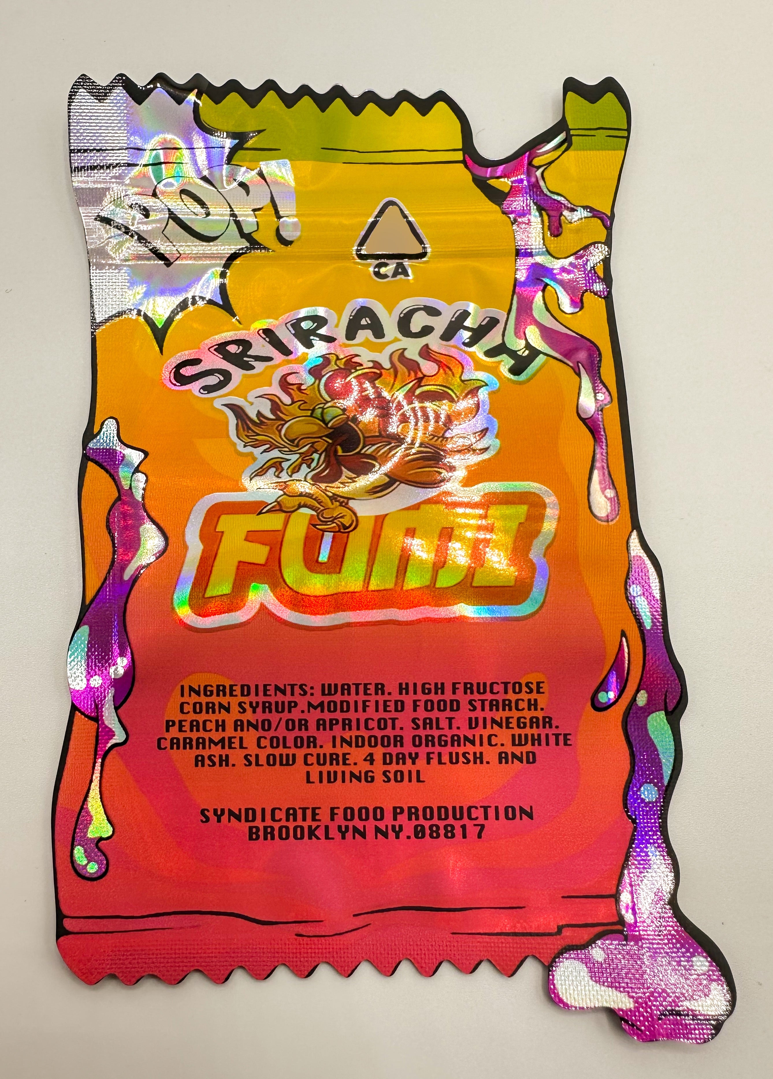 3D Fumi Sriracha 3.5g Mylar bags