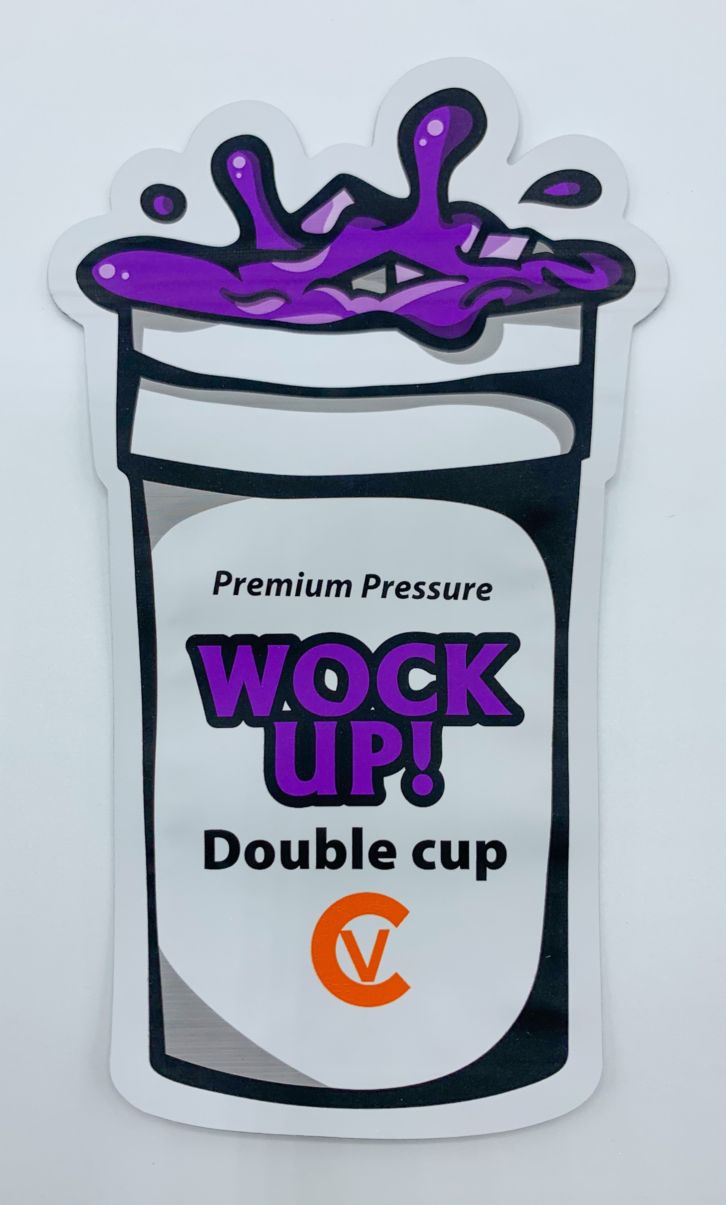 3D Wock Up! 3.5g Mylar Bags