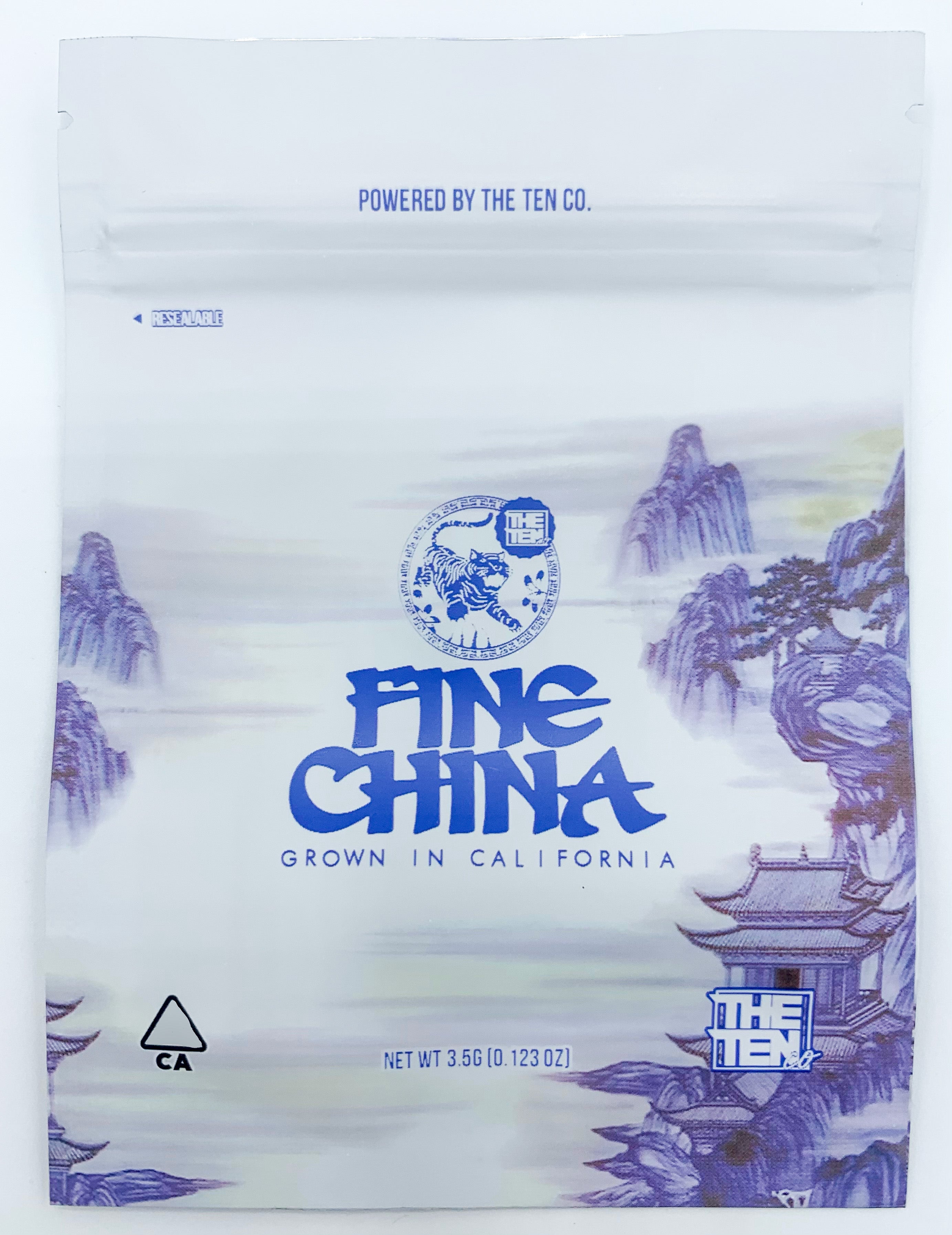 The Ten Co. Fine China 3.5G Mylar Bags