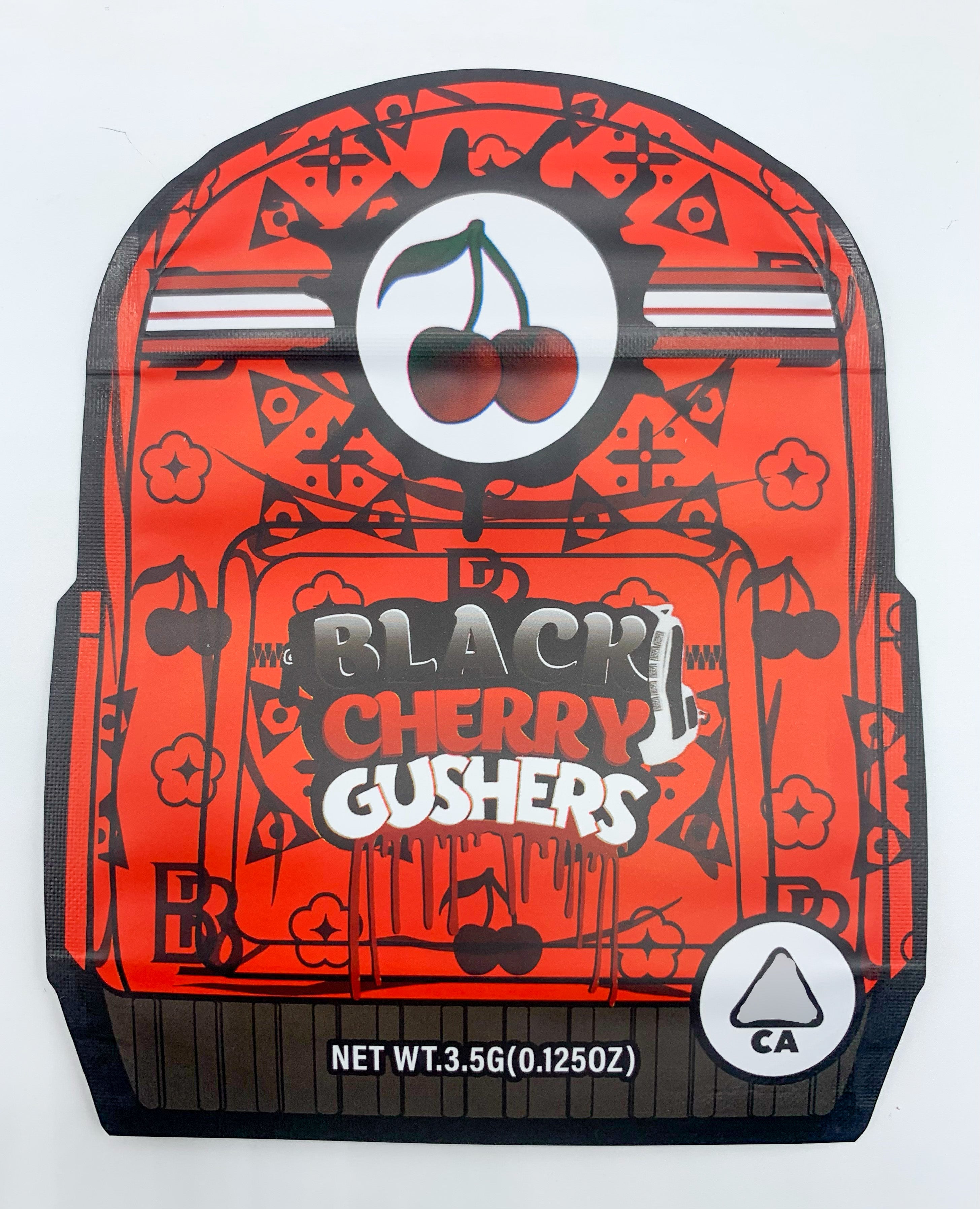 3D Backpackboyz Black Cherry Gushers 3.5g Mylar Bags