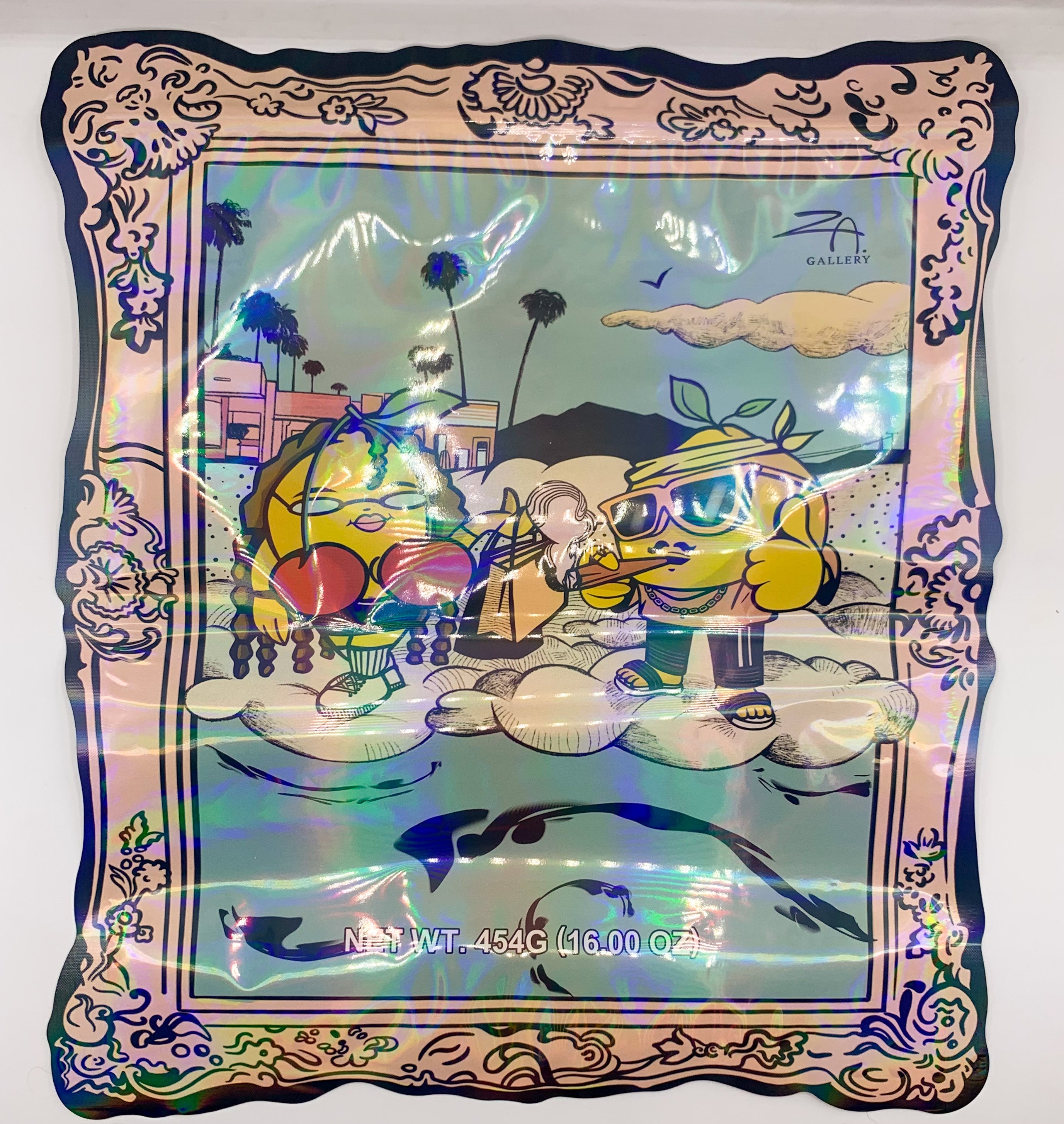 3D ZA Gallery Lemon Cherry 1 Pound (16oz) Mylar Bags