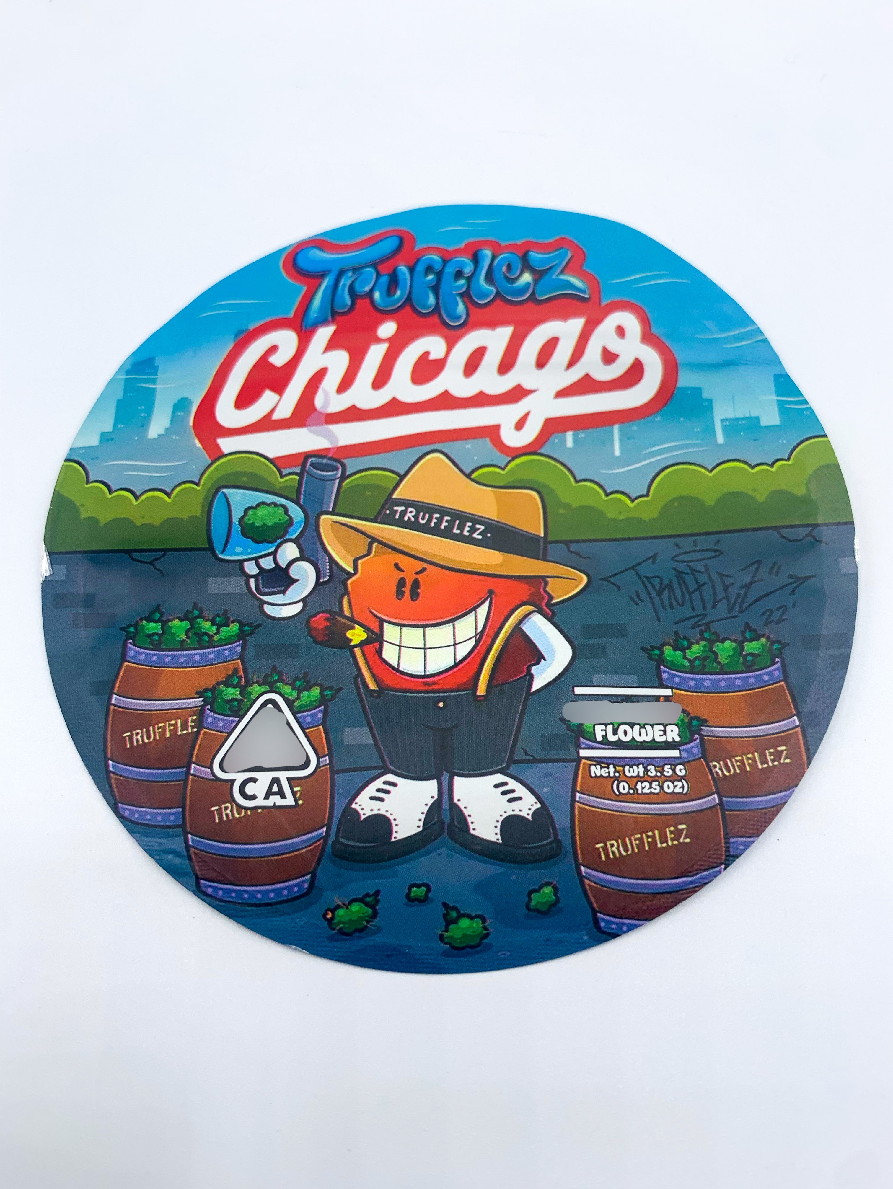 3D Trufflez Chicago 3.5g Mylar Bags