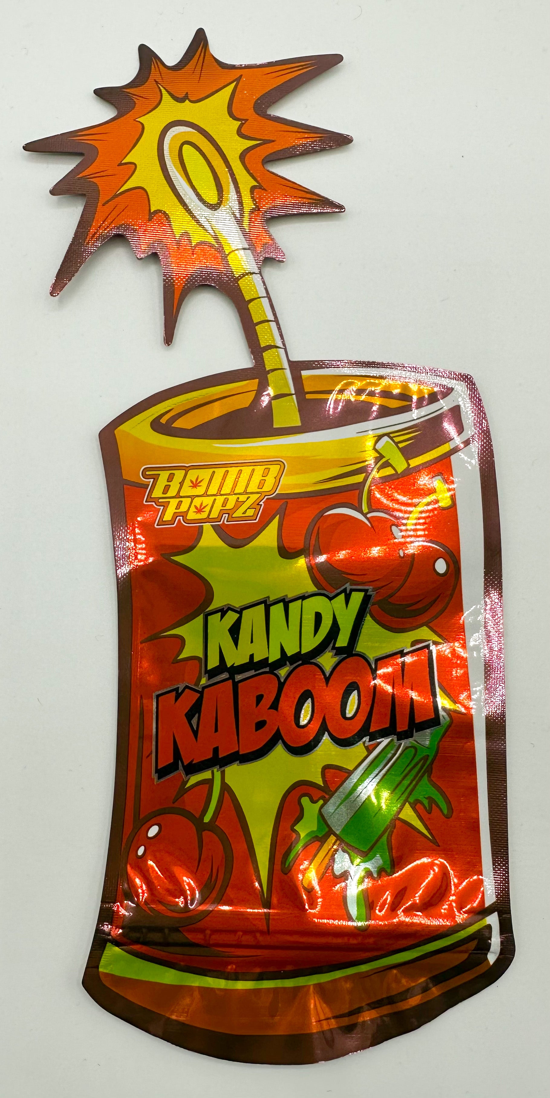 3D Bomb Popz Kandy Kaboom 3.5g Mylar bags