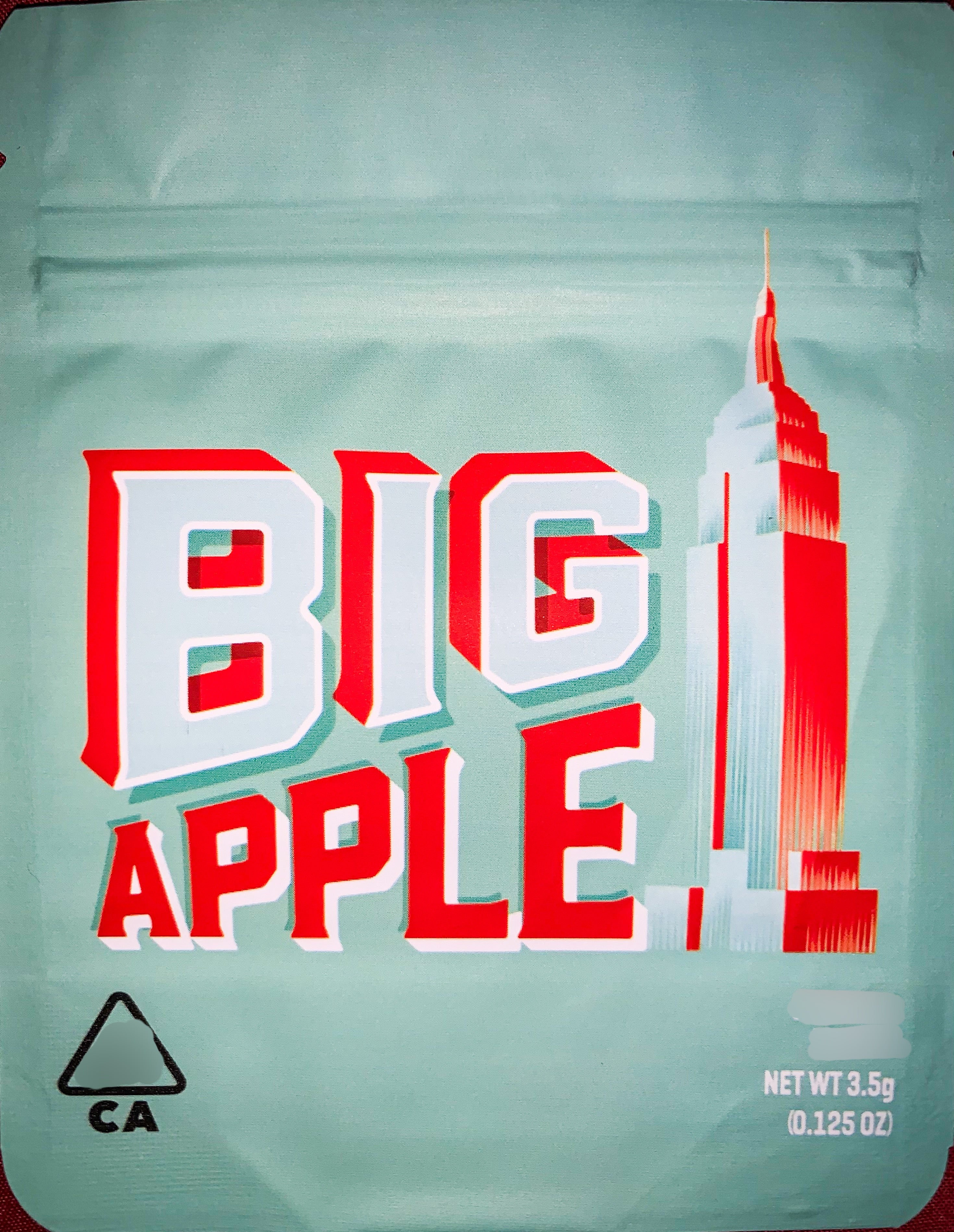 Minntz Big Apple 3.5G Mylar bags
