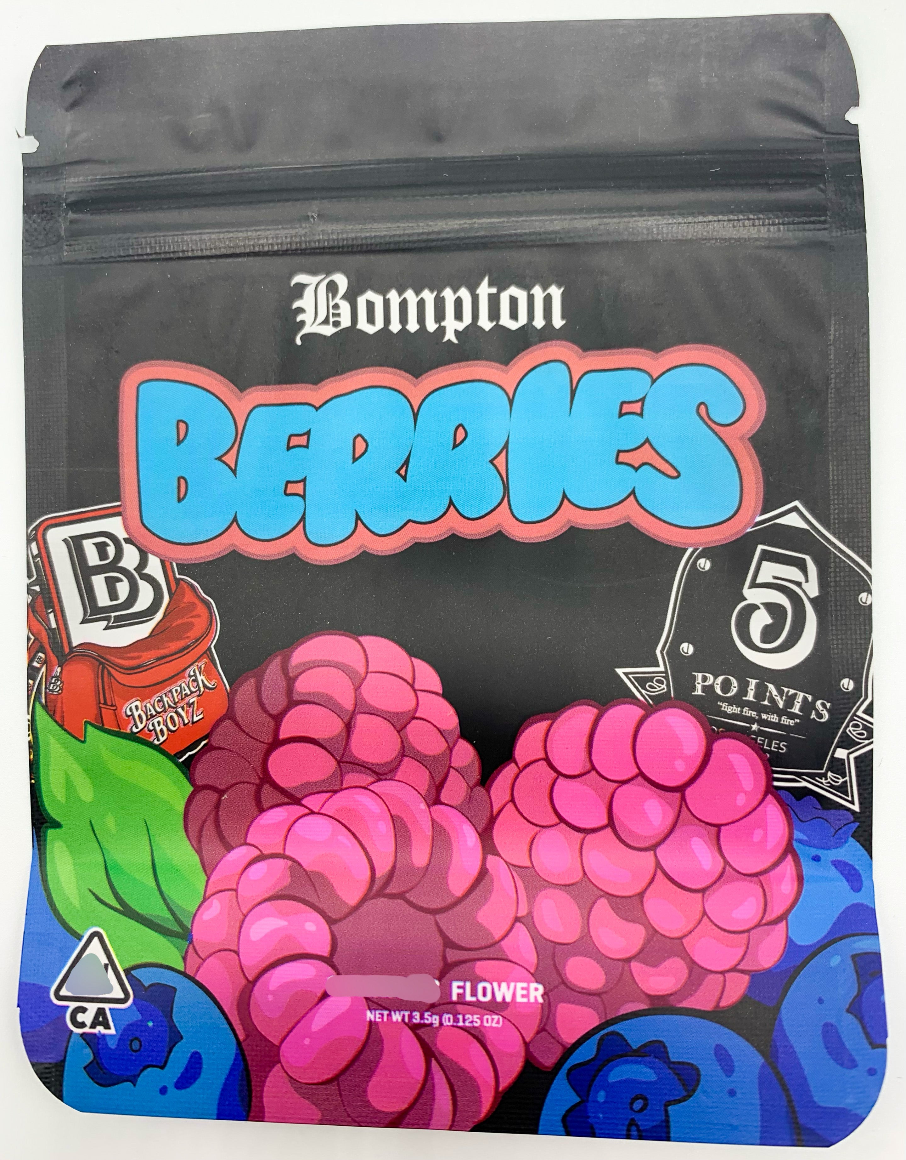 Backpack Boyz Bompton Berries 3.5G Mylar bags