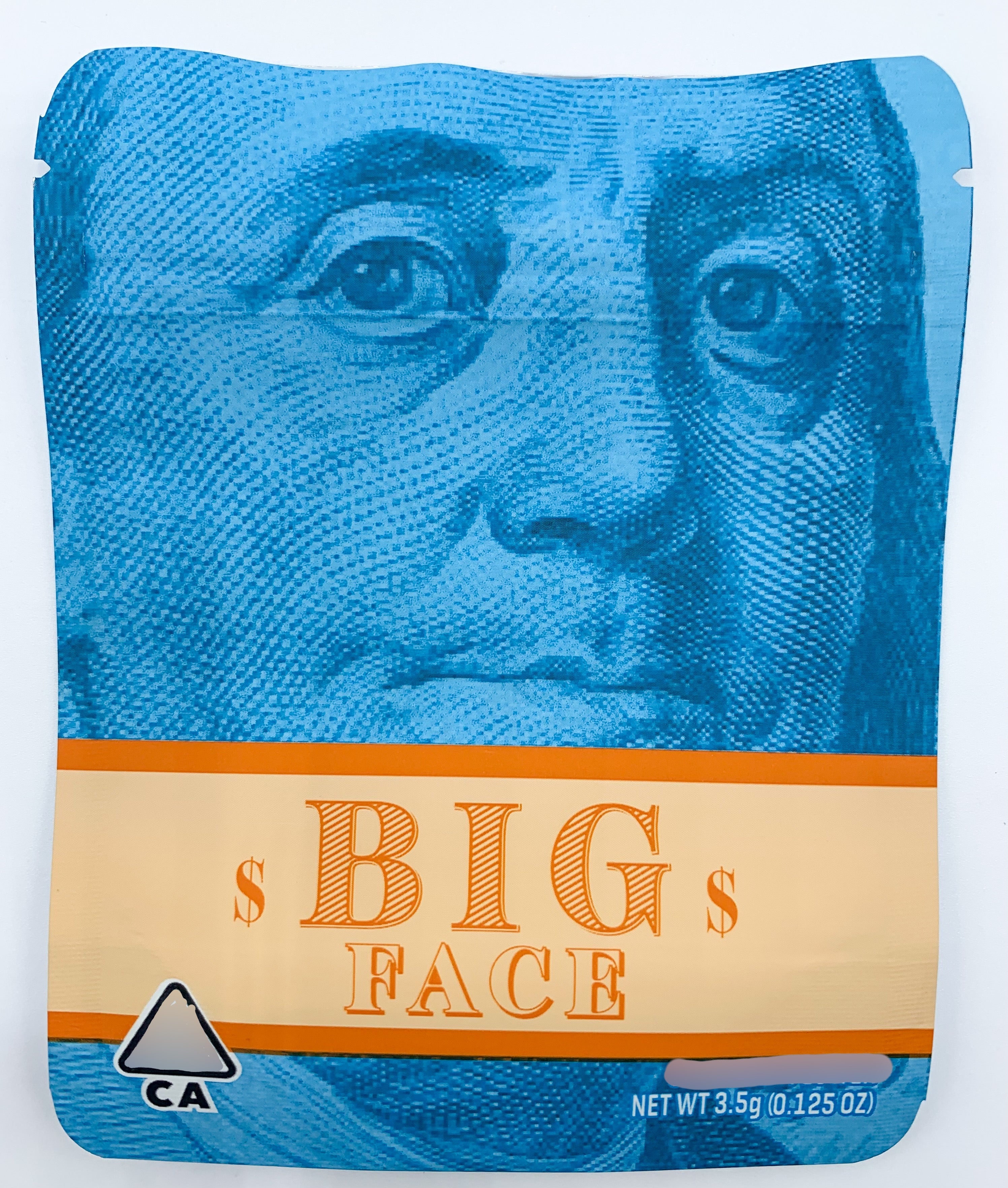 Cookies Big Face 3.5G Mylar bags