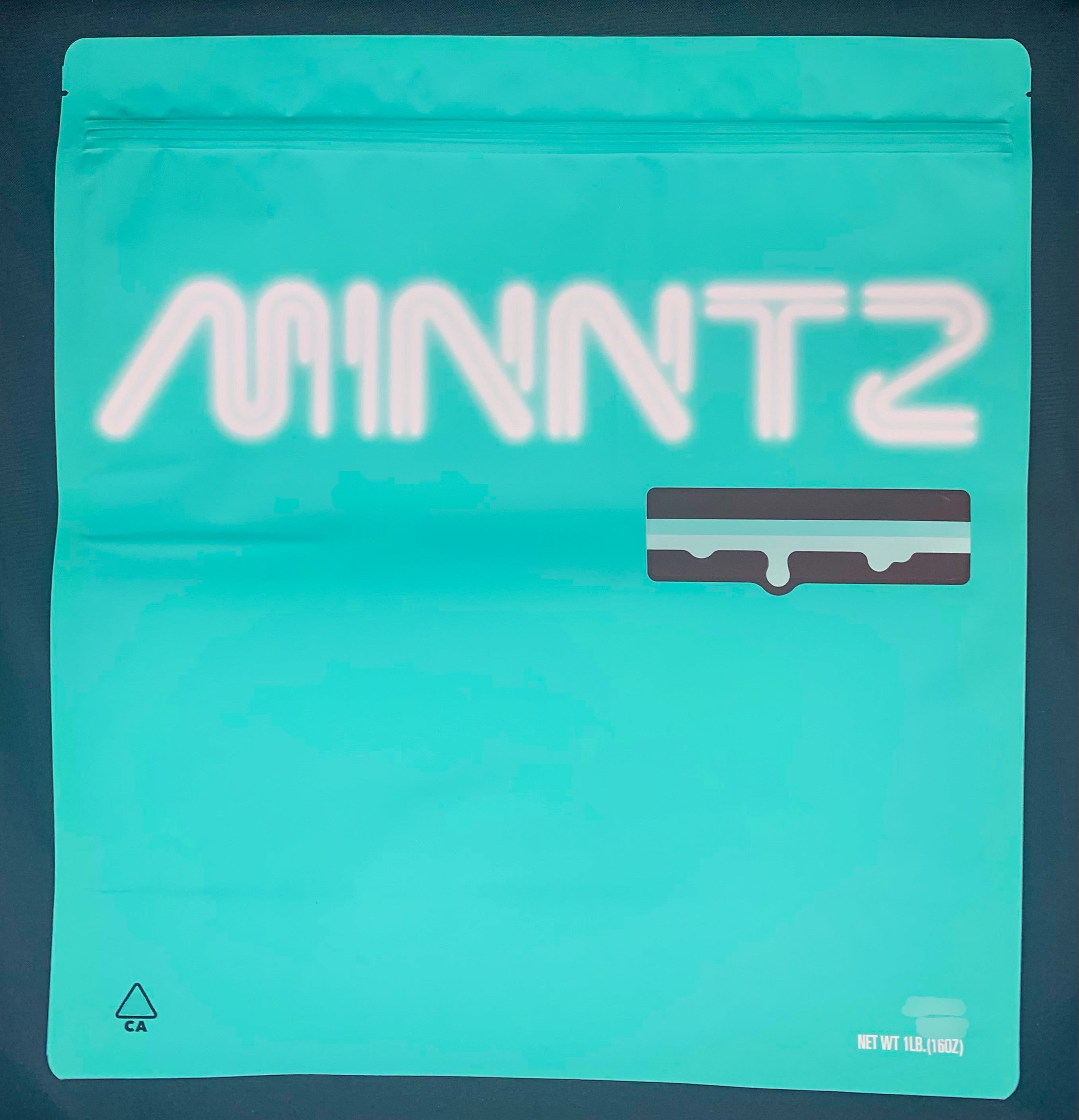 Minntz 1 pound (16oz) Mylar zip top bag