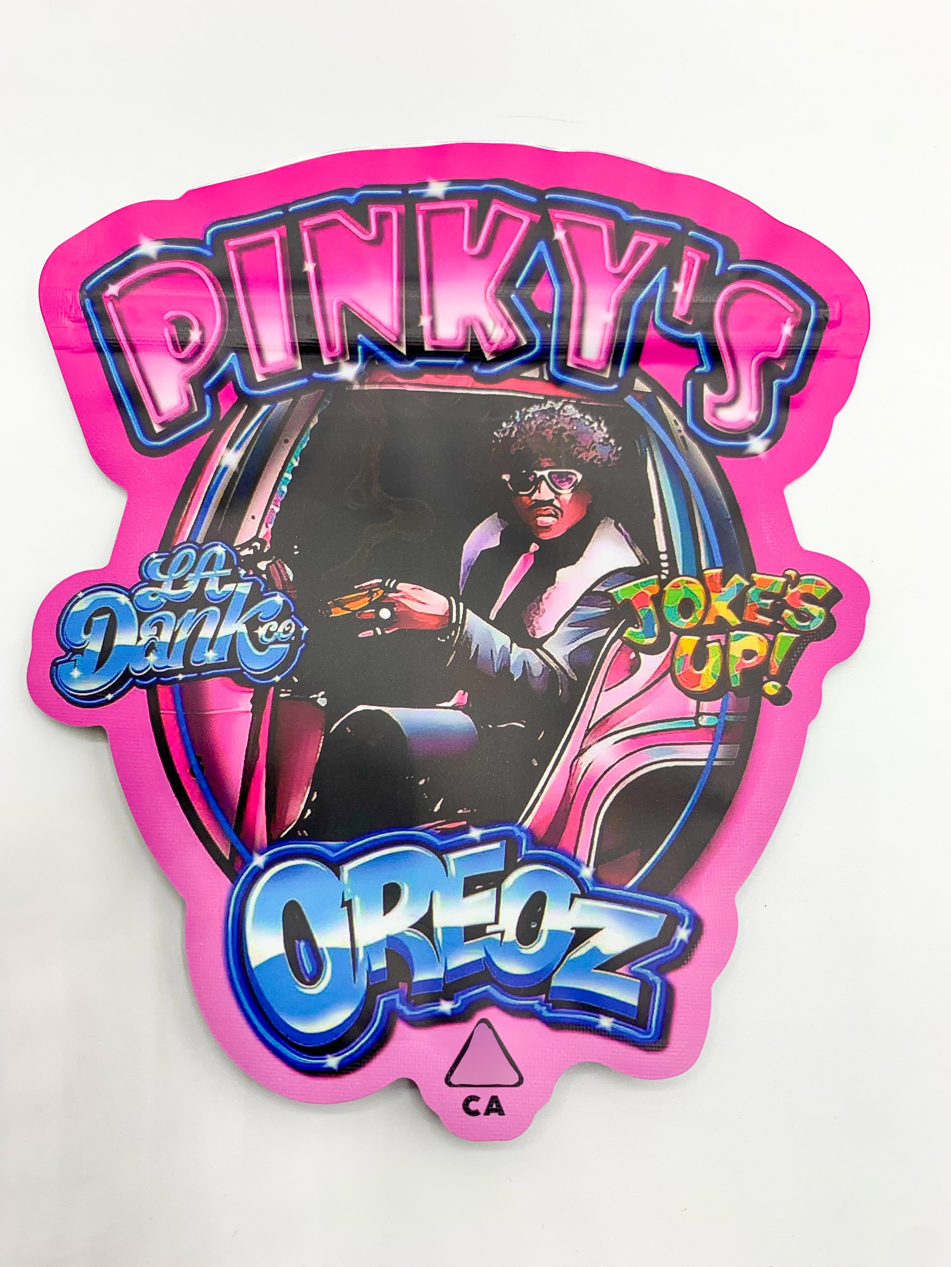 3D Jokes up Pinky’s Oreoz  3.5-7g Mylar bags