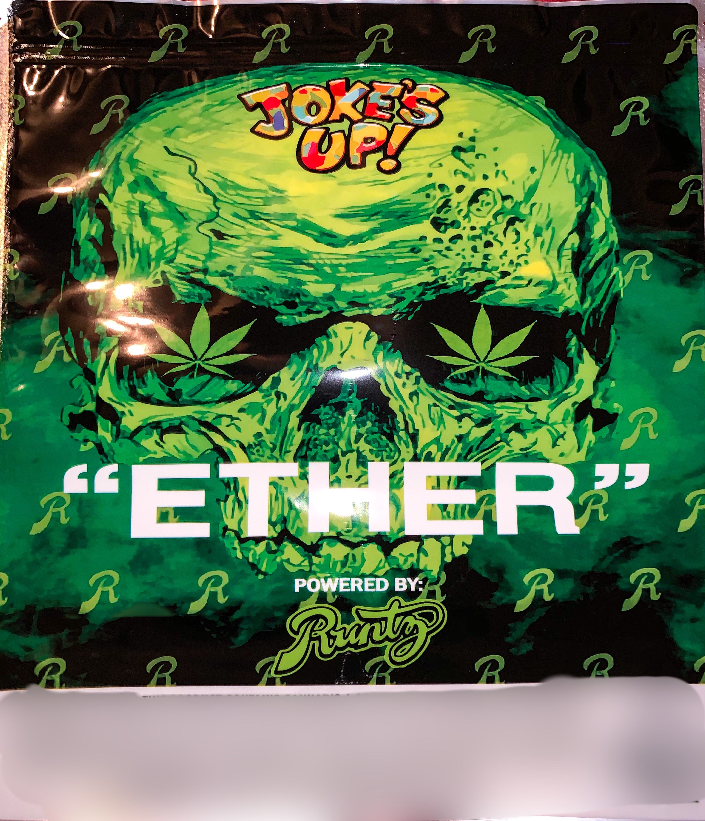 Jokes up Ether 1 pound 16oz Mylar bags  BagBoys