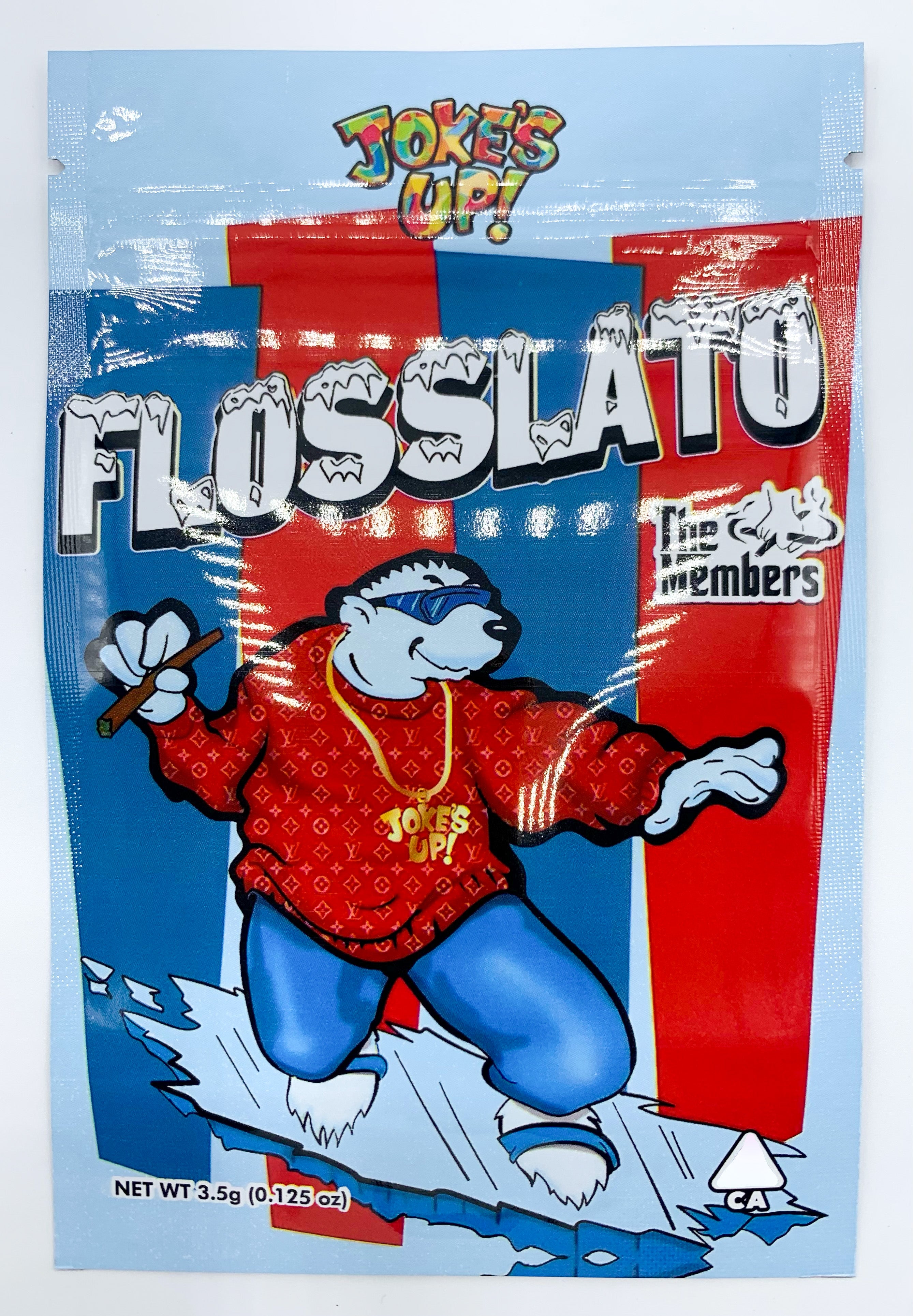Jokes up Flosslato 3.5G Mylar Bags