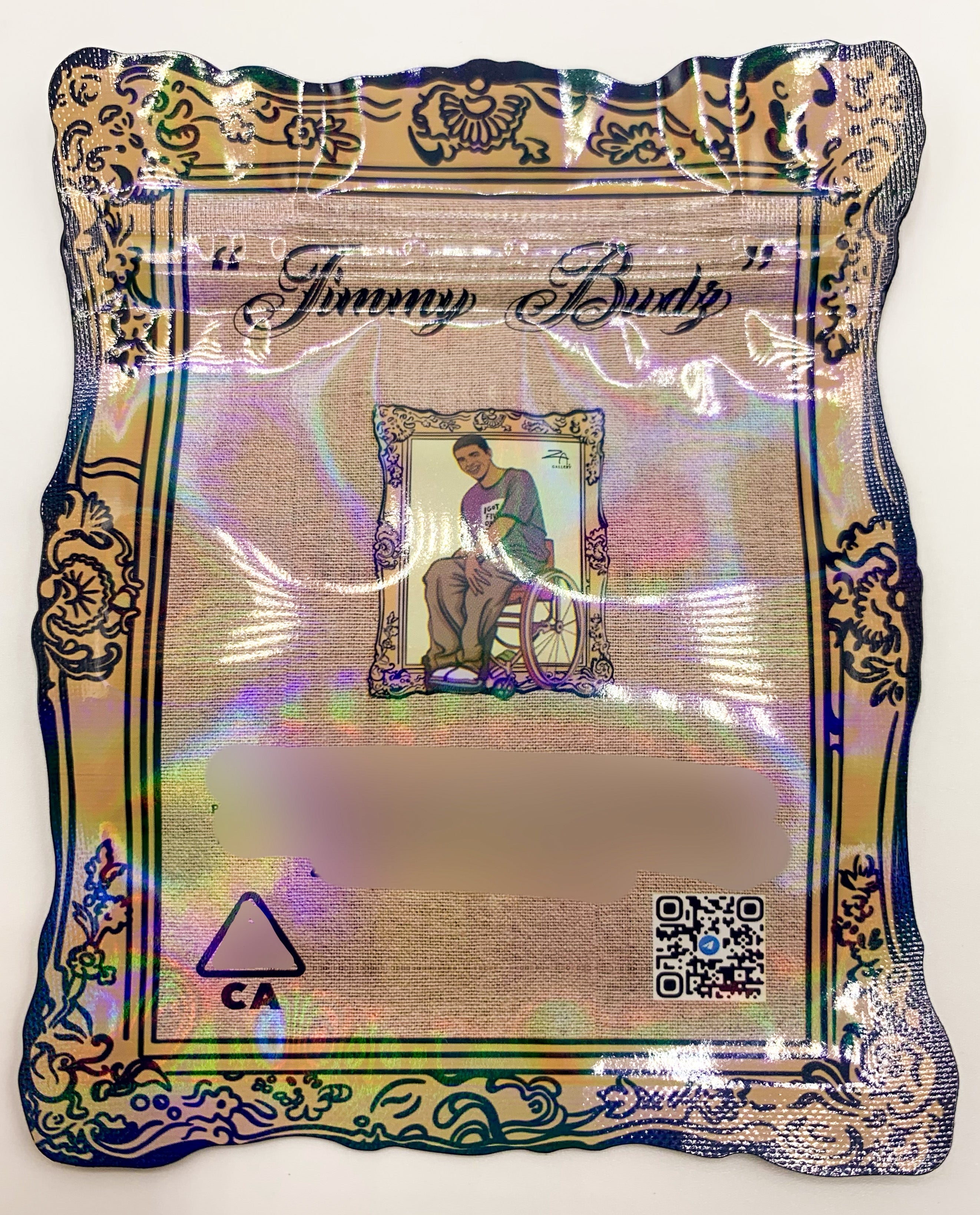 3D ZA Gallery OG Jimmy Budz 3.5g Mylar Bags
