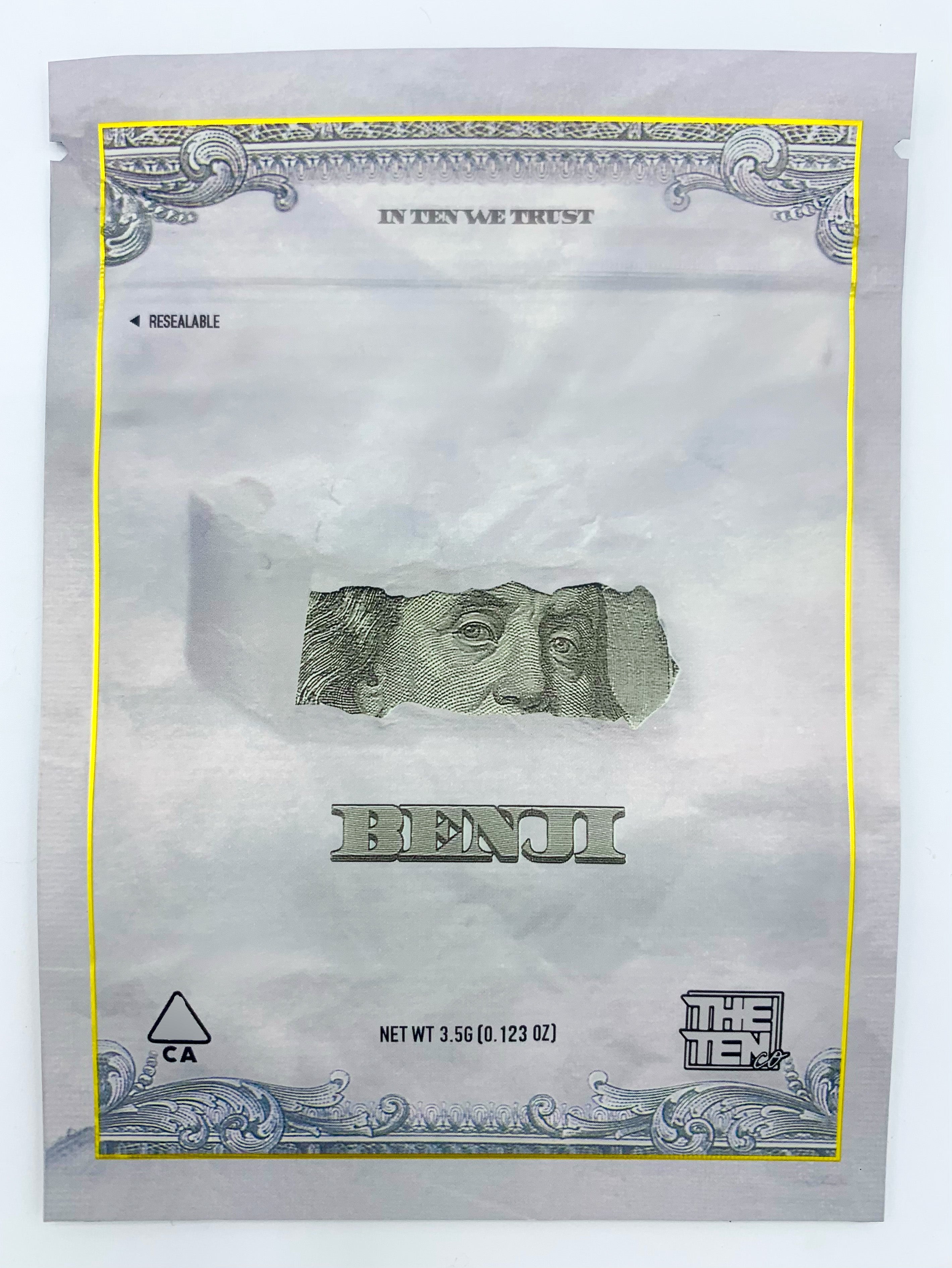 The Ten Co Benji 3.5G Mylar bags